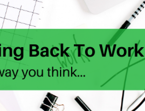 Transitioning back to work – but not in the way you think.